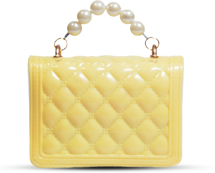Coloris Yellow Sling Bag Yellow Silicon Purse Yellow Price in