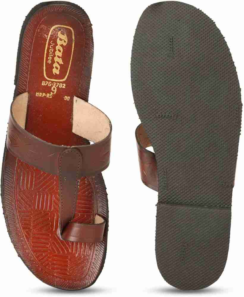 Bata discount leather chappal