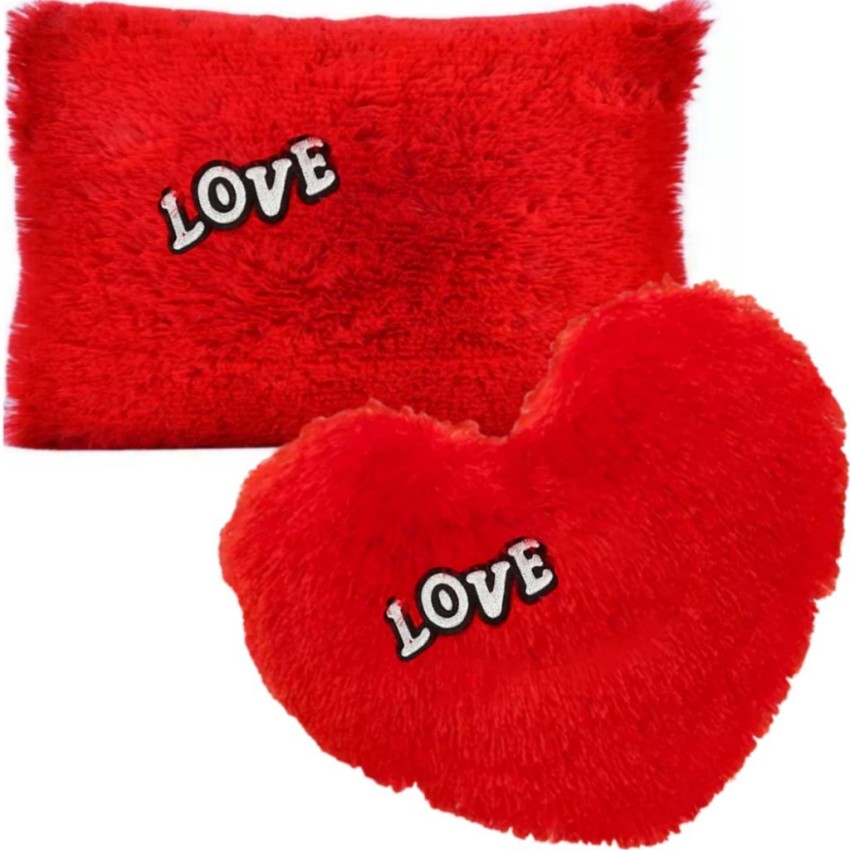 KT kartik Red Pillow Hanging Love Heart love dil Cute Valentine Cushion 24 cm