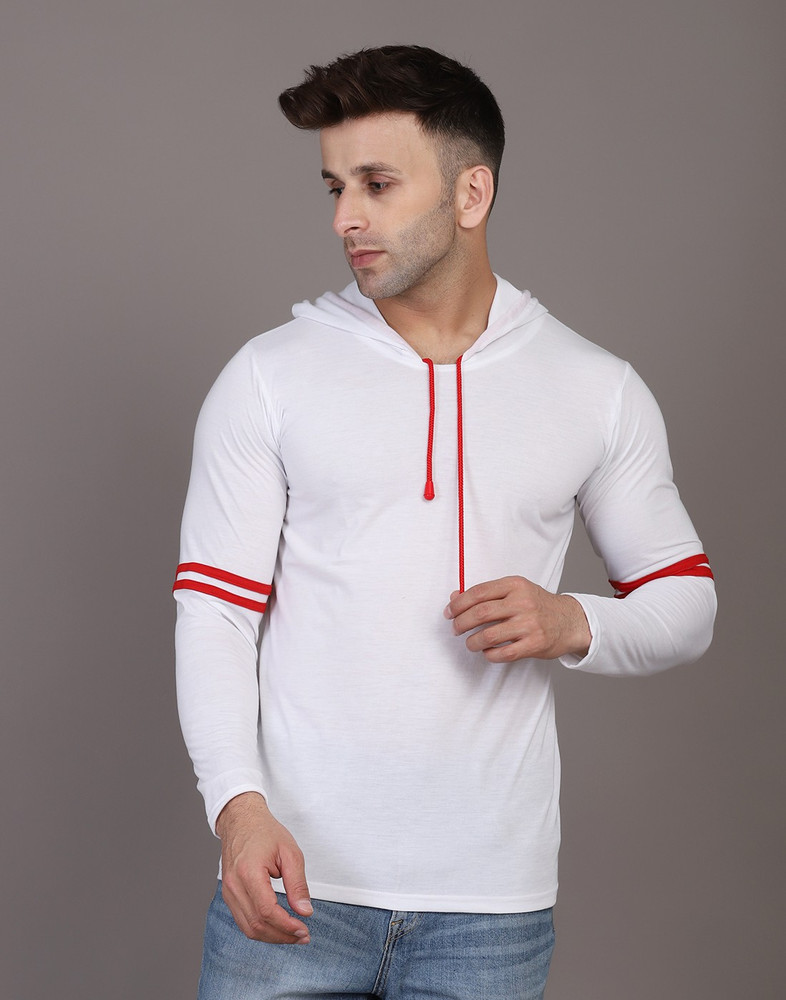 white full sleeve t shirt flipkart