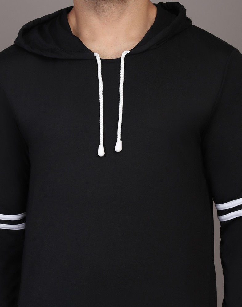 Black Hoodie With White Lines 2024 www.lightgames.pro