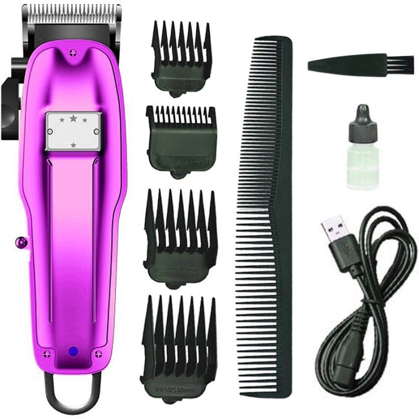 SSDFV Rechargeable Hair Clipper Professional Hair Trimmer For Men Beard  Electric METAL BODY Cutter Hair Cutting Machine Trimmer 180 min Runtime  Length Settings Price in India Buy SSDFV Rechargeable Hair