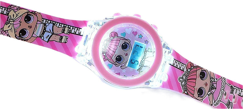 Ashna Collections L.O.L. Surprise Kids Analog Led Glowing Light