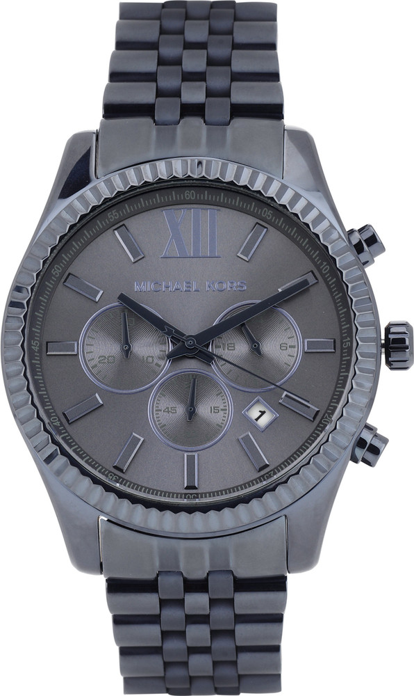 Michael kors men's top lexington blue watch mk8480