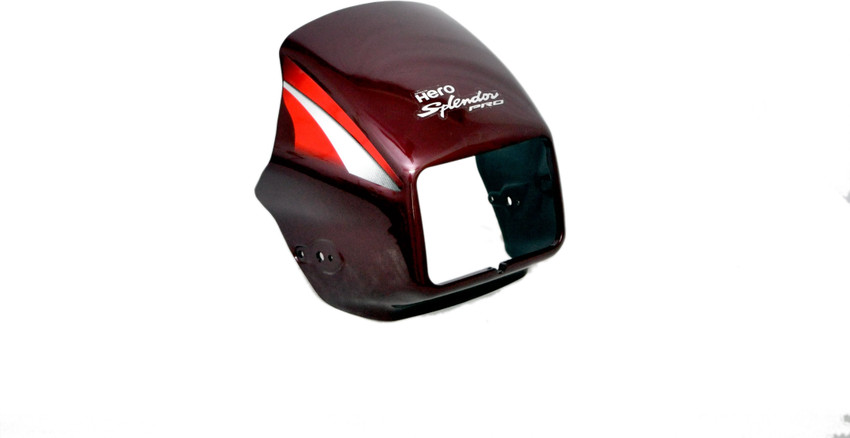 ATA HLV Splendor PRO Headlight Visor for Splendor pro Wine Red
