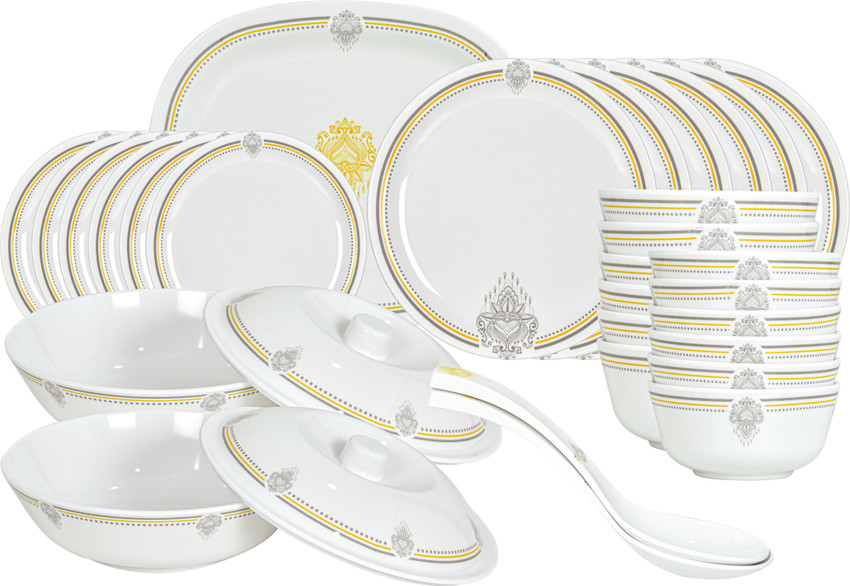 Melamine Dinner brownish super Set