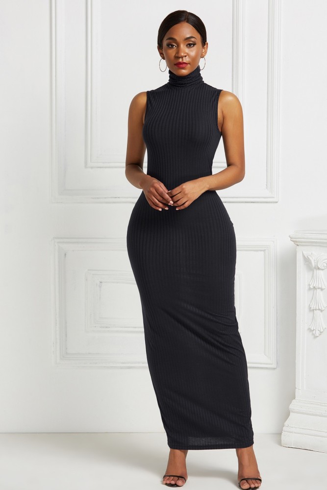 Plus Ribbed Back Slit Bodycon Dress-Niagara – Your Style Fashion