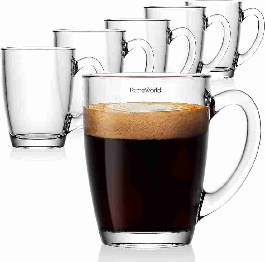 1pc 150ml Flat Shape Double Wall Insulated Glass Coffee Cup With