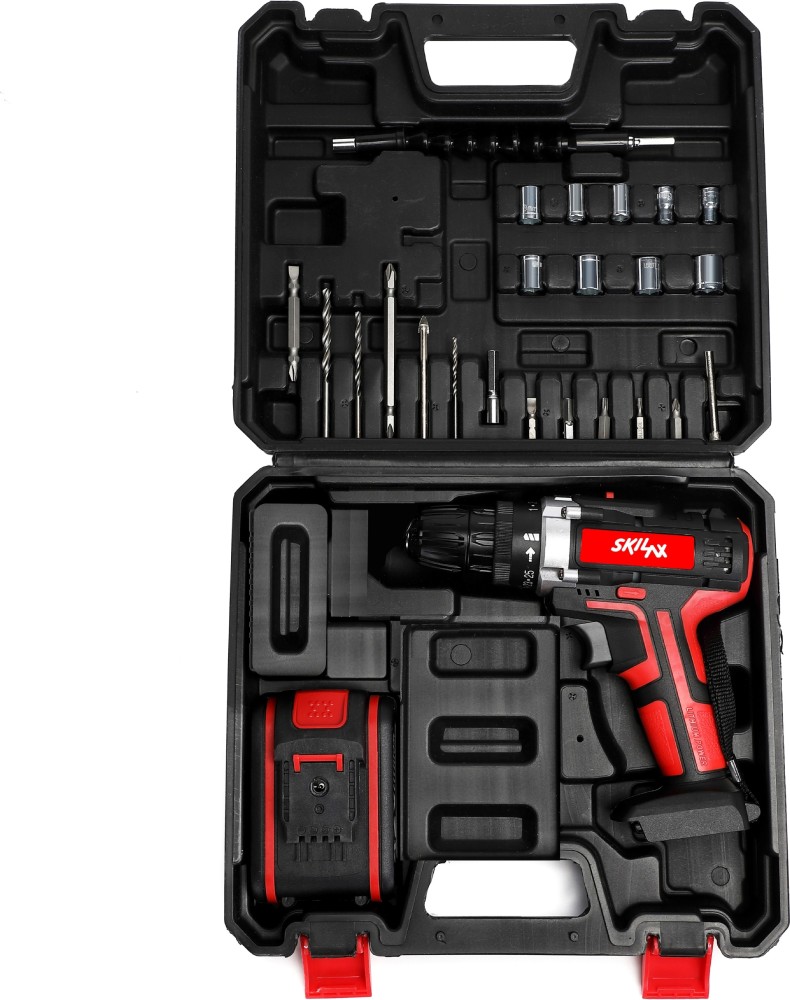 SKIL AX Cordless Pistol Grip Drill 20V with Accessories Carry