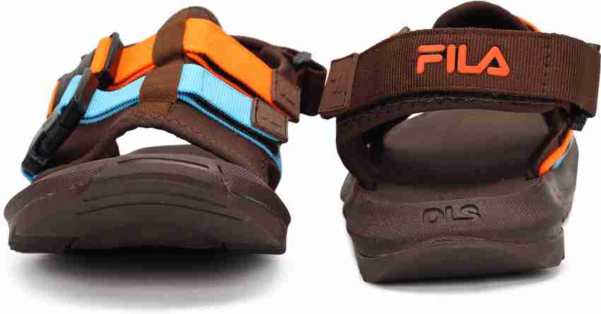 Fila sandals kids orange on sale