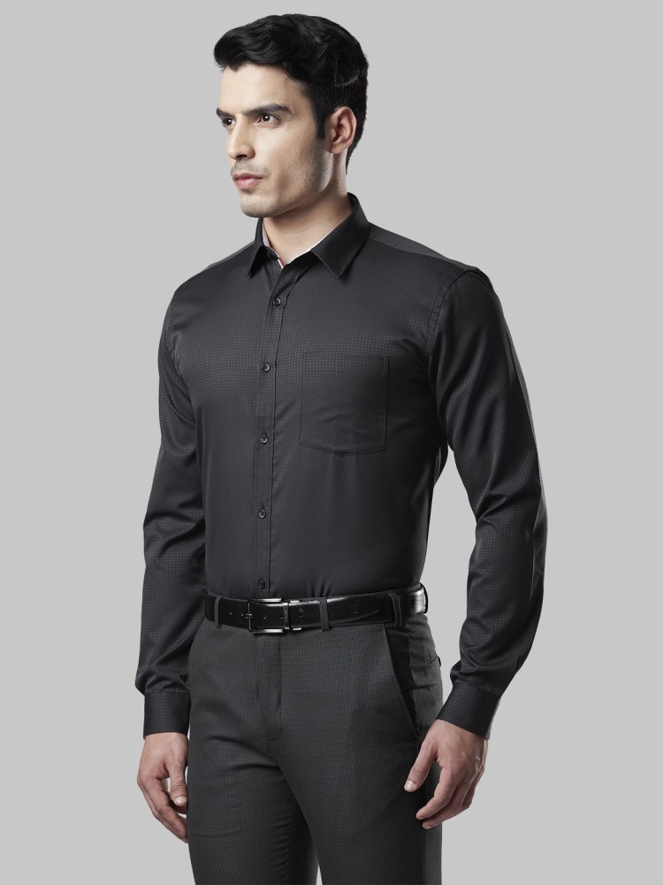 black shirt formal look