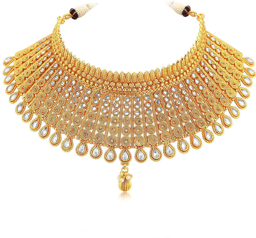 Sukkhi Alloy Gold plated Gold Silver Jewellery Set Price in India