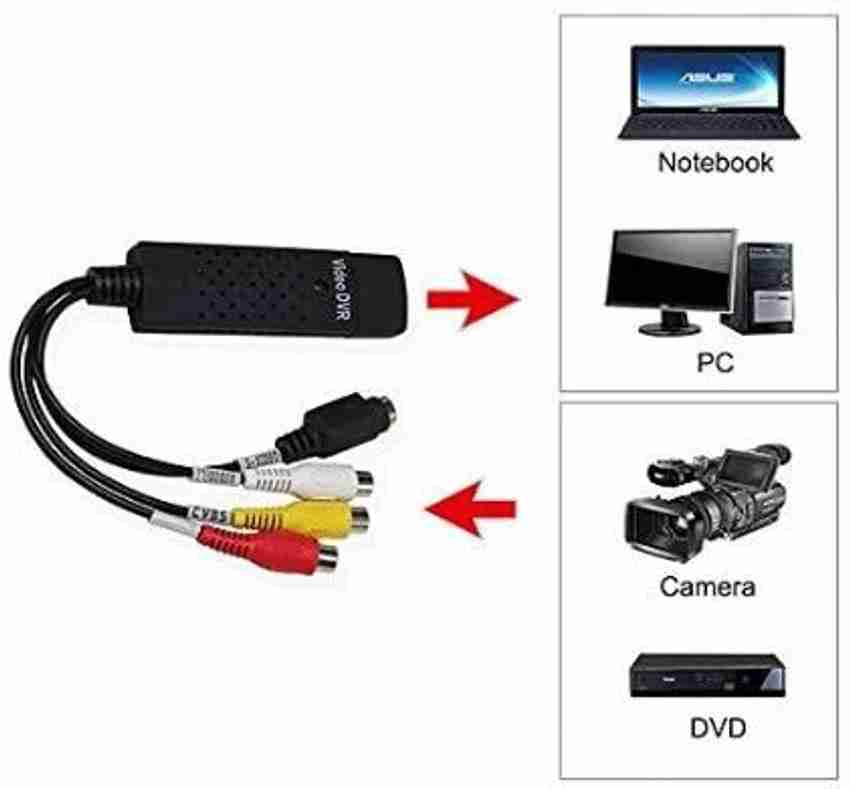 TERABYTE TV out Cable TV out Cable EasyCap Video And Audio Capturing Device directly from TV TERABYTE Flipkart