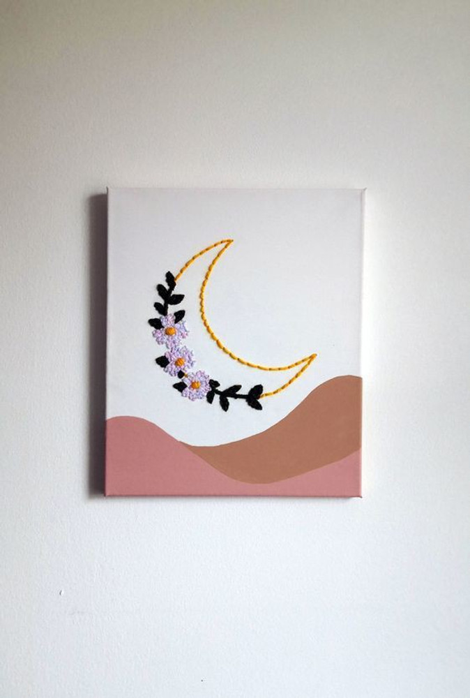 Embroidery deals on canvas