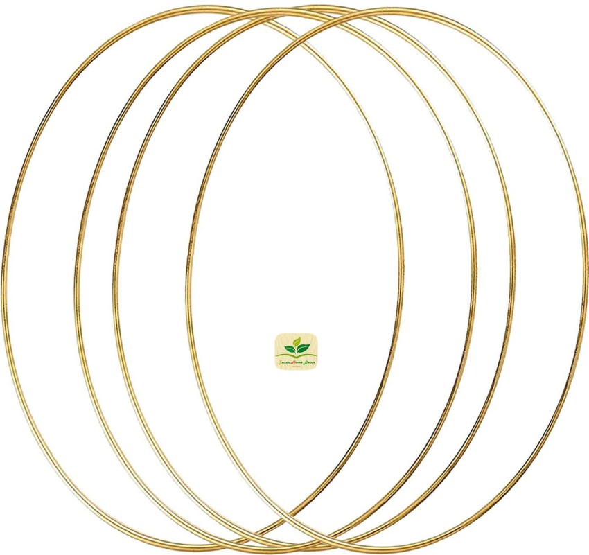 10 Pack 3 inch Gold Dream Catcher Metal Rings Hoops Macrame Ring for Dreamcatchers and Crafts