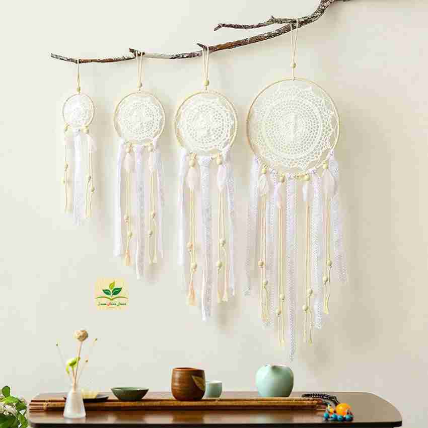 20 Pieces Metal Dream Catcher Rings Hoops Steel Craft Silver Rings for  Crafts