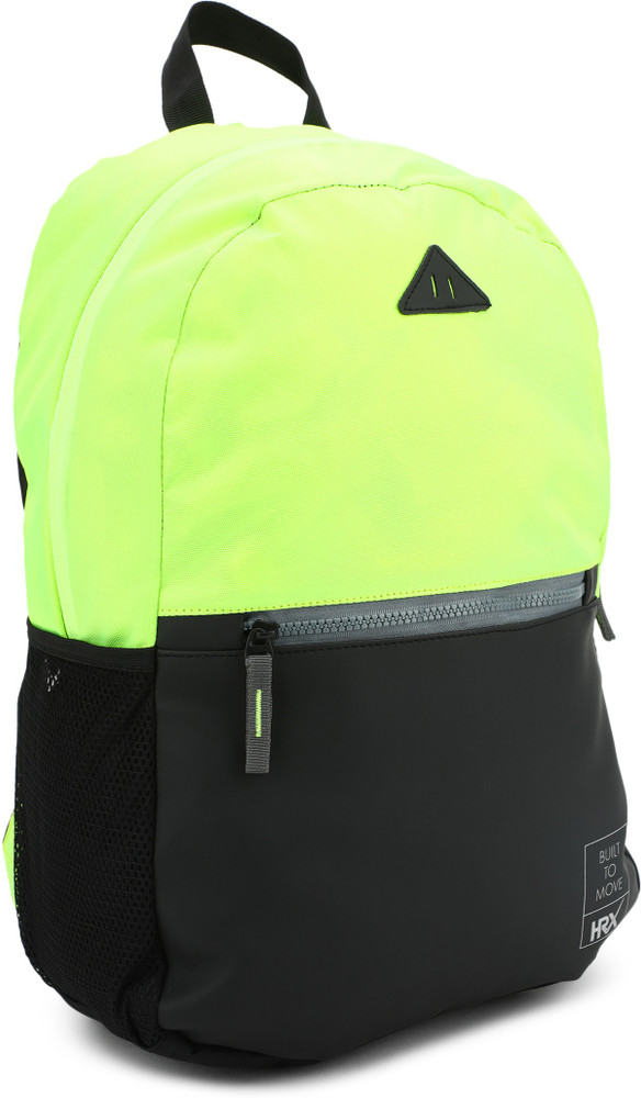 HRX by Hrithik Roshan Unisex Fluorescent Green Colourblocked