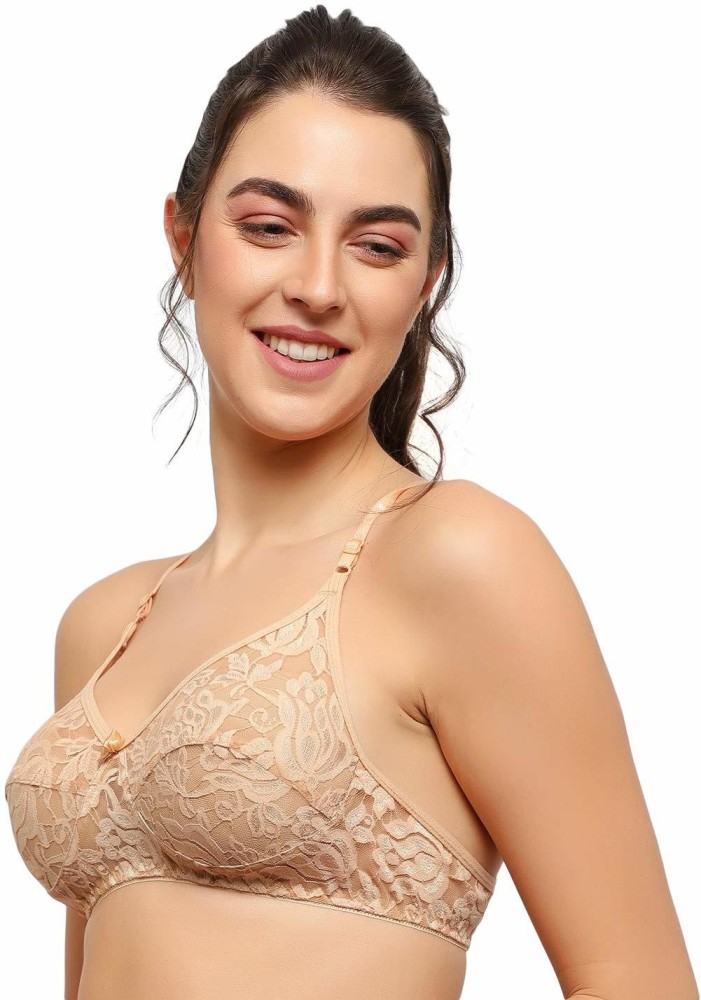 EMVKY Premium Selection Transparent net lacy Bra for Women Combo