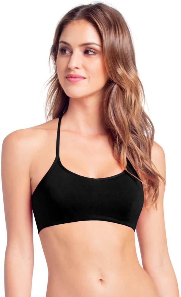 JOCKEY 1381 Low Impact Non Padded Racerback Active Bra Prints XL (Black  Assorted) in Kakinada at best price by Sona Shopping Mall - Justdial