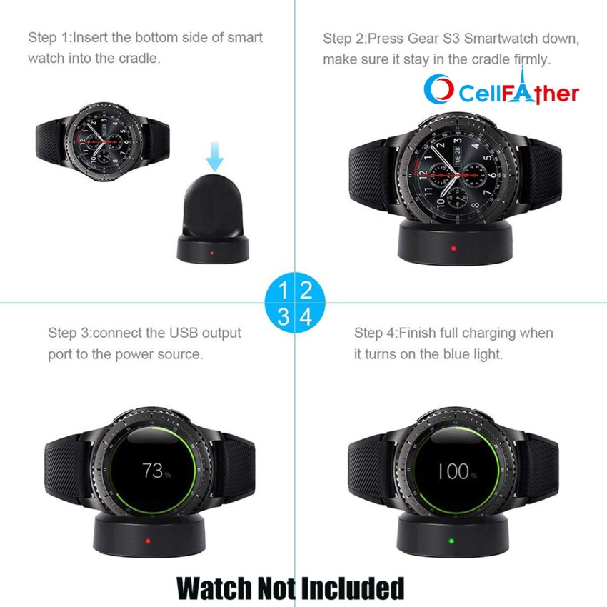 Wireless charger for online samsung gear s3 frontier