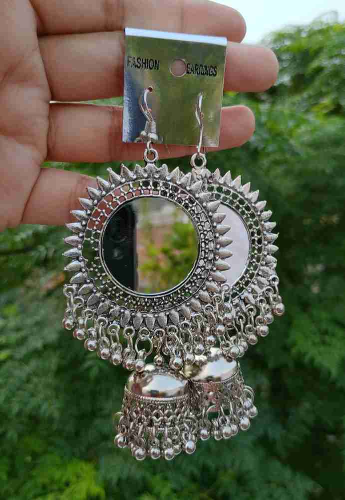 Mirror jhumki shop