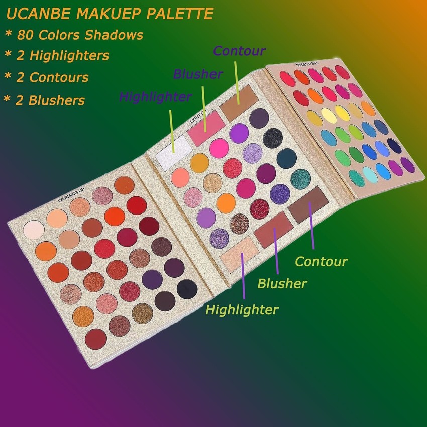 UCANBE Pretty All Set Eyeshadow Palette - Stylish1ndia