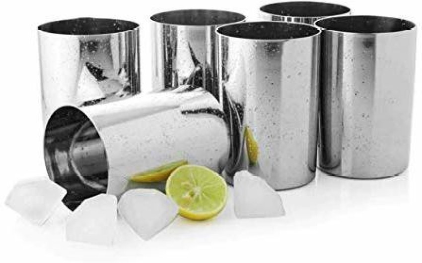 Stainless Steel Plain Lassi Glass Water Drinking Tumbler Cup