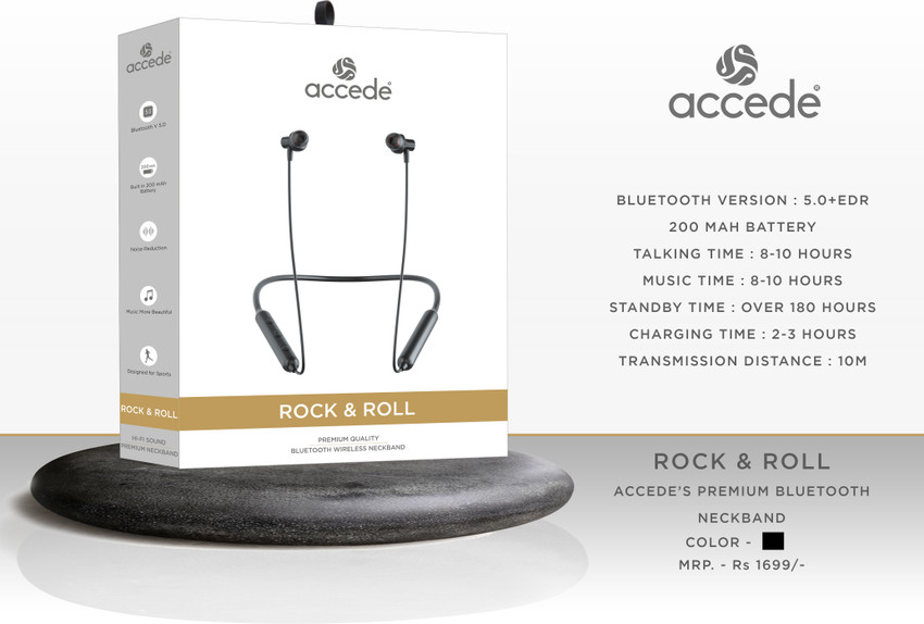Accede Portable Painless Wireless Neckband Bluetooth Earphone with Mic Bluetooth Price in India Buy Accede Portable Painless Wireless Neckband Bluetooth Earphone with Mic Bluetooth Online Accede Flipk...