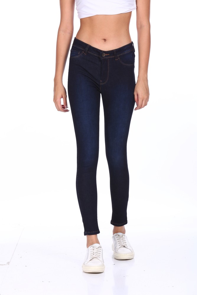 Buy Flying Machine Women Mid Rise Faded Jeggings - NNNOW.com