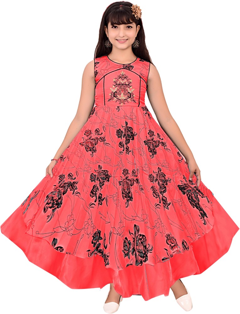 Flipkart girl long outlet frock