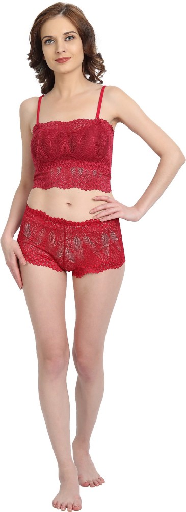 Buy online Sheer Bra And Panty Set from lingerie for Women by Fiha for ₹699  at 30% off