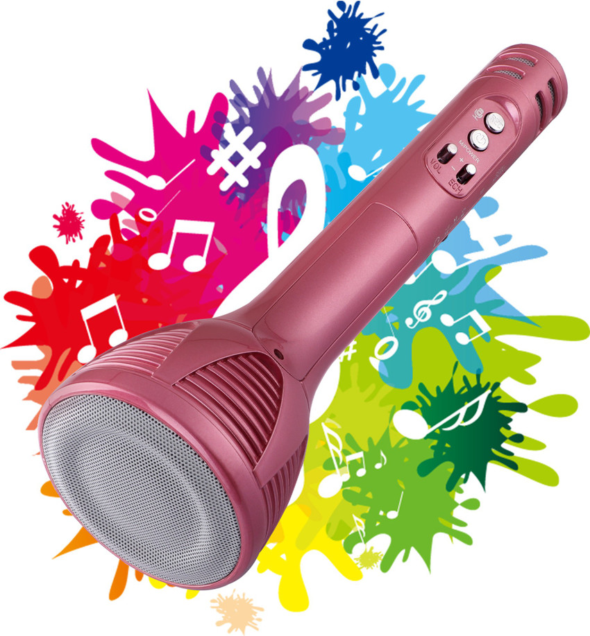 VRJTEC Karaoke Multipurpose Portable Wireless Mic With Inbuilt