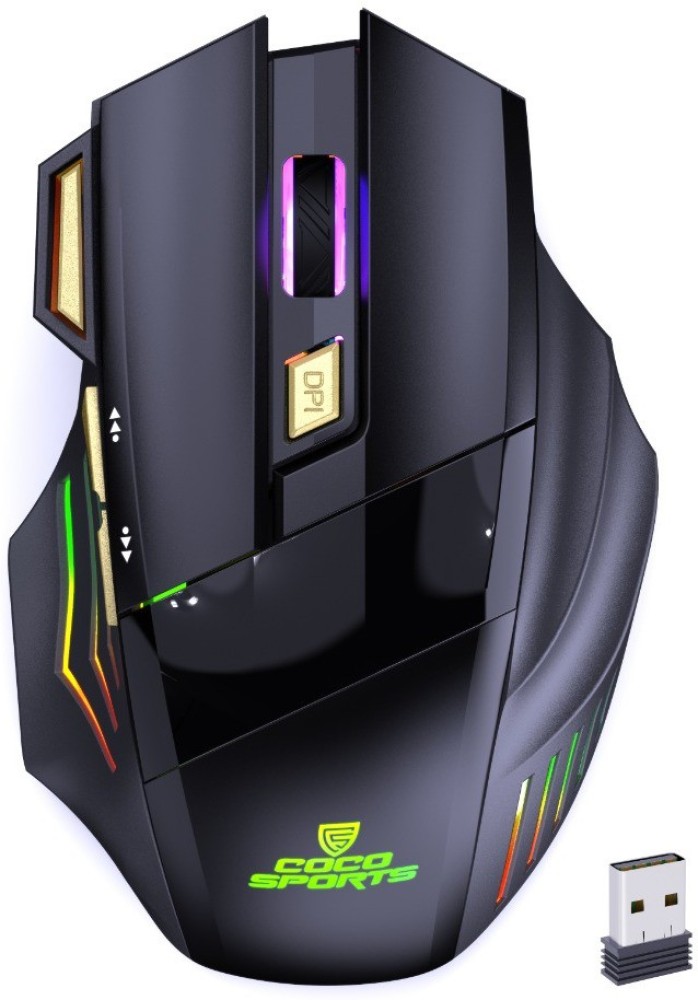 Best Wireless Gaming Mouse Under 650, RechargEable Mouse With 500 mAh  battery