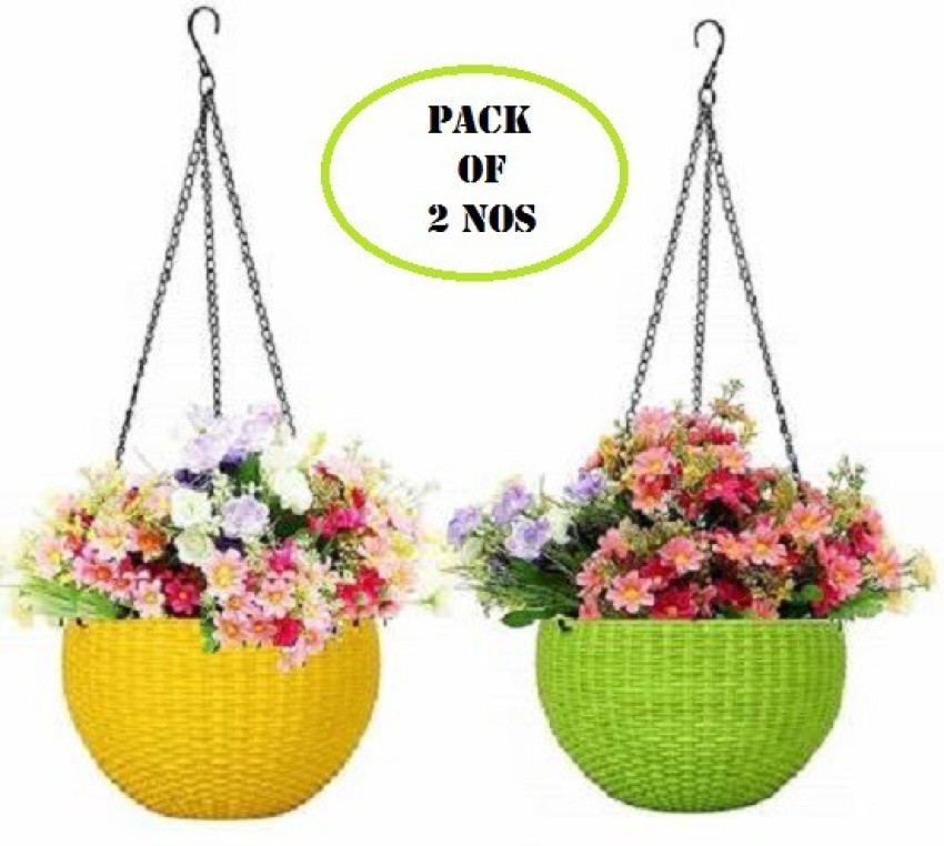 Capri Hanging Planter For Indoor Or Outdoor ( Multicolor ) By