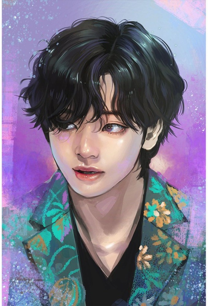Kim Taehyung Bts V Matte Finish Poster Paper Print - Personalities posters  in India - Buy art, film, design, movie, music, nature and educational  paintings/wallpapers at, v 