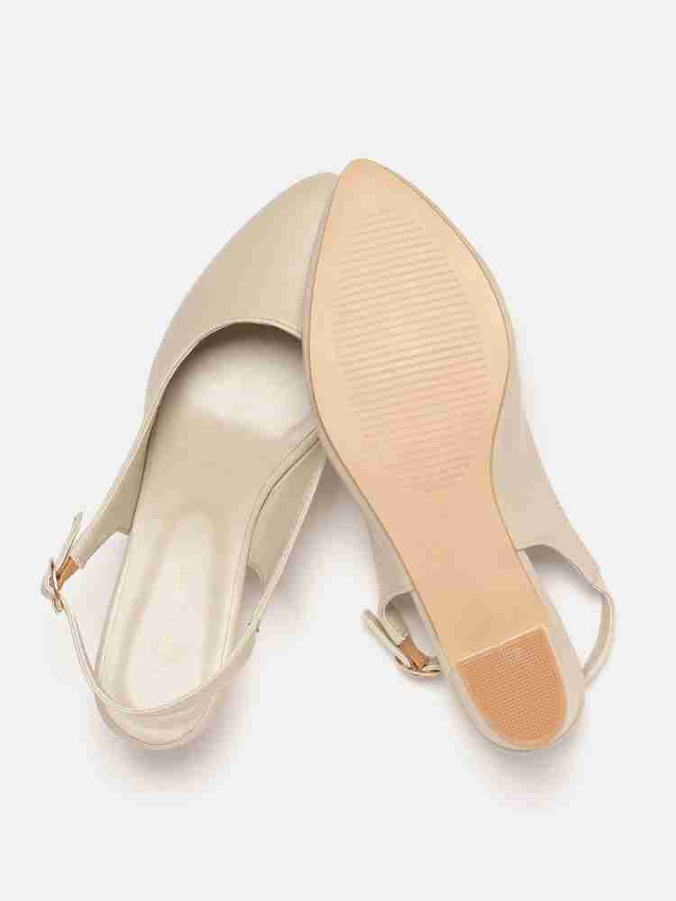 Buy Cream Flat Sandals for Women by Marc Loire Online