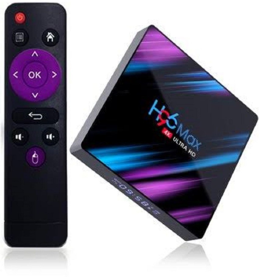Kanak H96 MAX Android TV Box H2 Colorful Edition 4GB RAM 32GB ROM Android  9.0 RK3318 17.3 4K TV Box 2.4G/5G WiFi LAN Bluetooth USB3.0 HDMI -  Multi-Coloured 0 inch Blu-ray Player