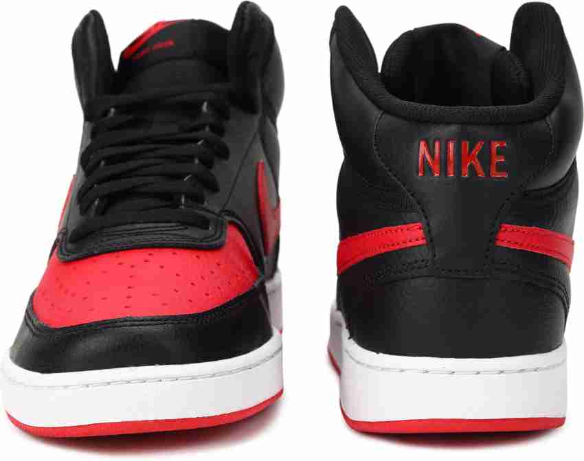 Nike high tops red black clearance white