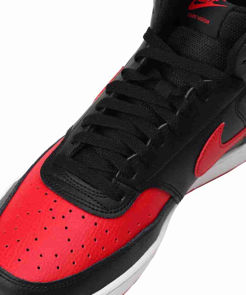 Nike high tops top mens red