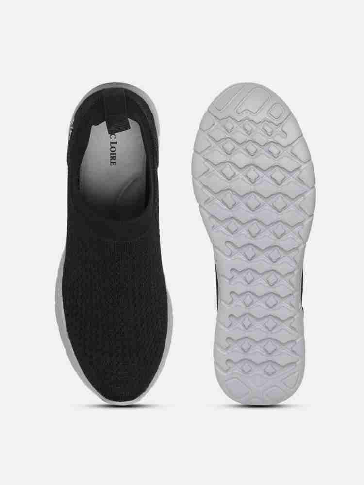 OLLOUM Womens Sneakers Slip On Walking Shoes Athletic Walking Shoes Slip On  Casual Mesh-Comfortable Tennis Workout Sneakers (Color : Black, Size : EU