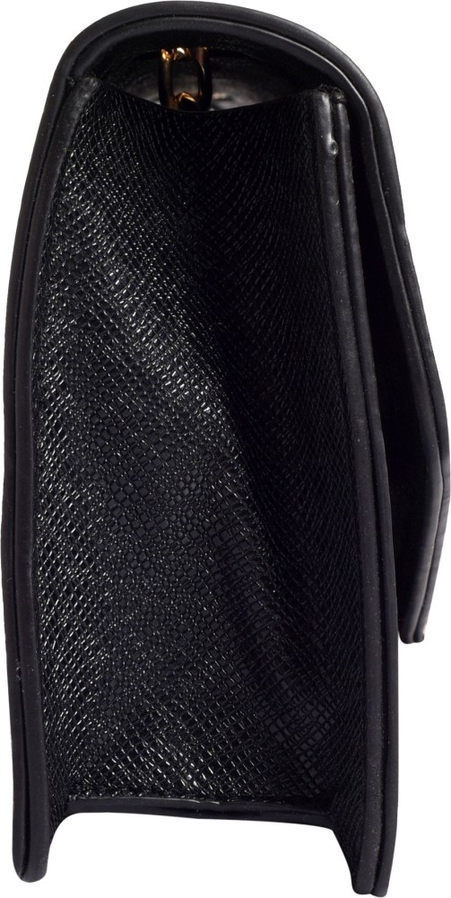 LINO PERROS Sling Bag LWSL00078 Black - Price in India