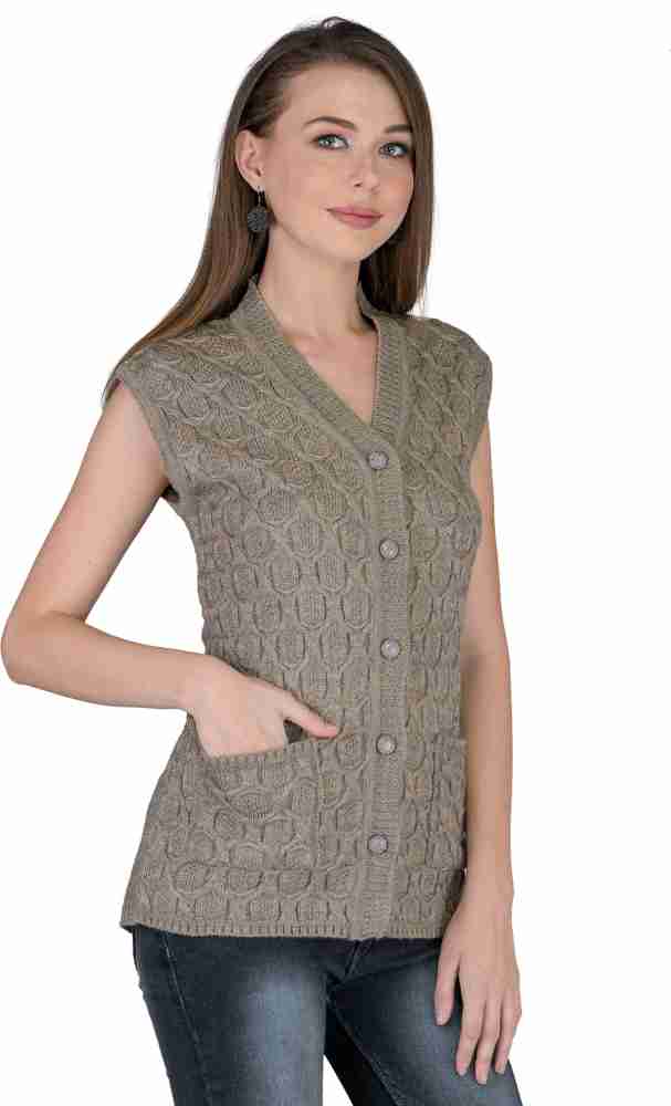 Woolen half sweater deals design for ladies