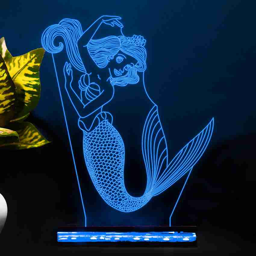 Mermaid lamp for little girl clearance