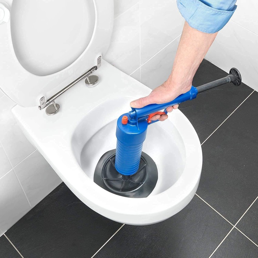 Drain Blaster Air Powered Plunger Gun, High Pressure Powerful Drain Clog  Remover Sink Plunger Opener Cleaner Pump Compatible With Bath Toilets,  Bathro