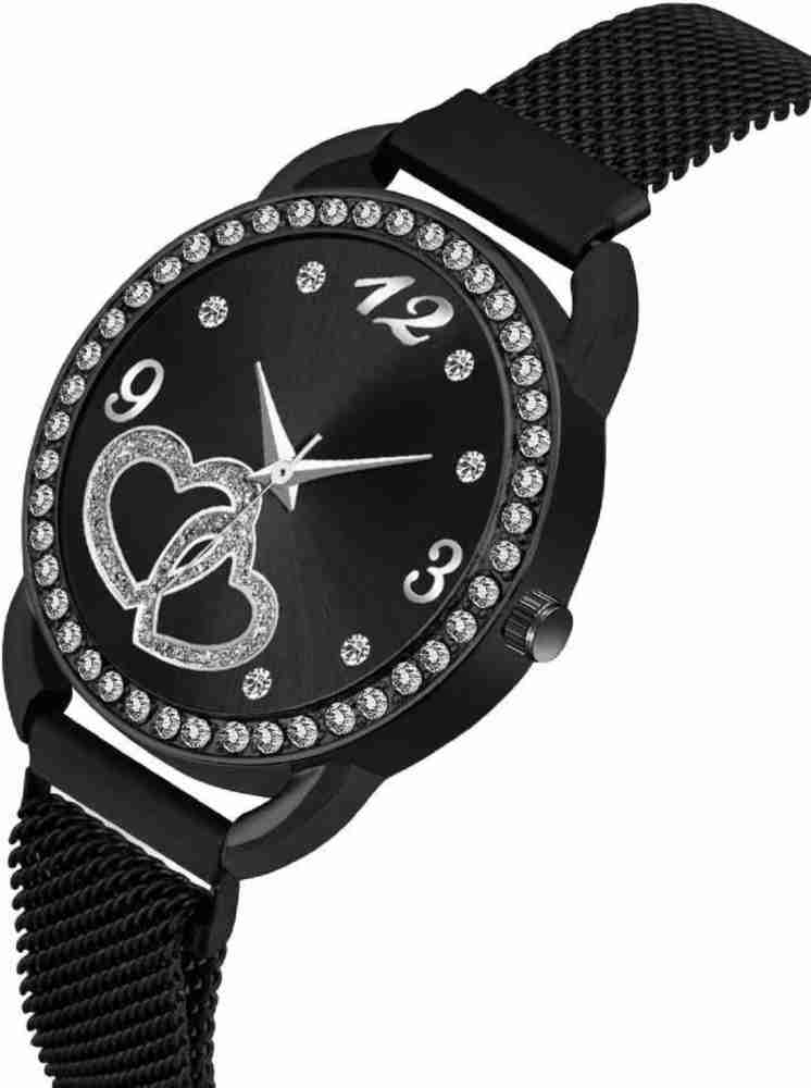 Flipkart watch black online colour