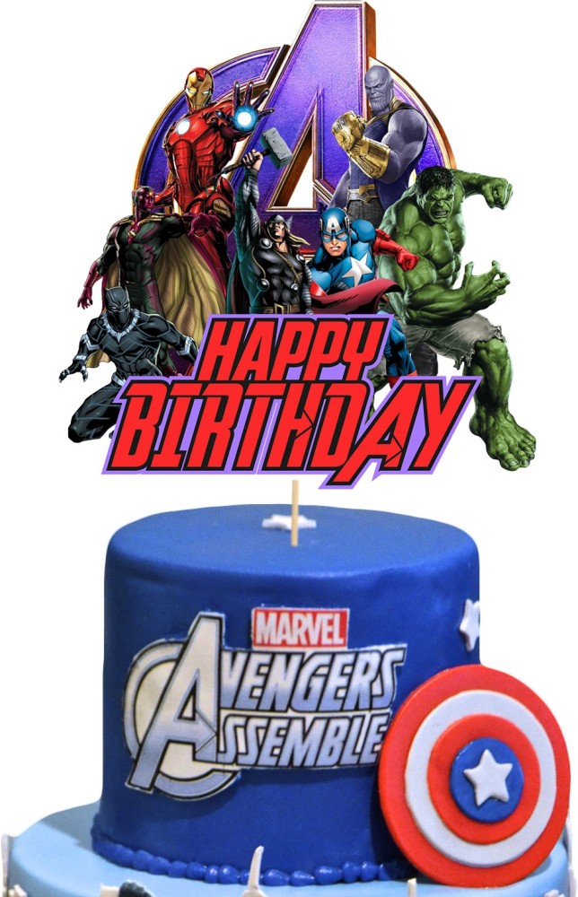 Avengers Cake - 2206 – Cakes and Memories Bakeshop