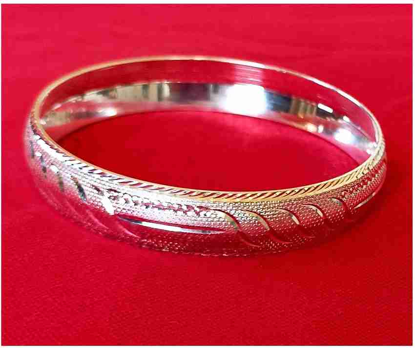 Chandi ka kada for mens hot sale
