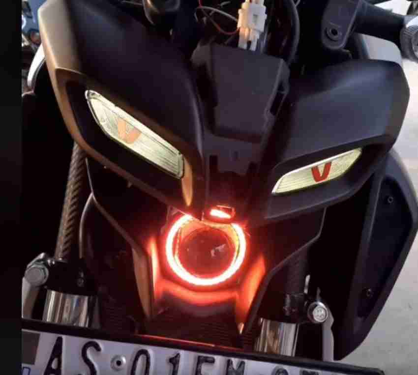 acube mart mt 15 CNC short skull visor MT ring light 60mm Red