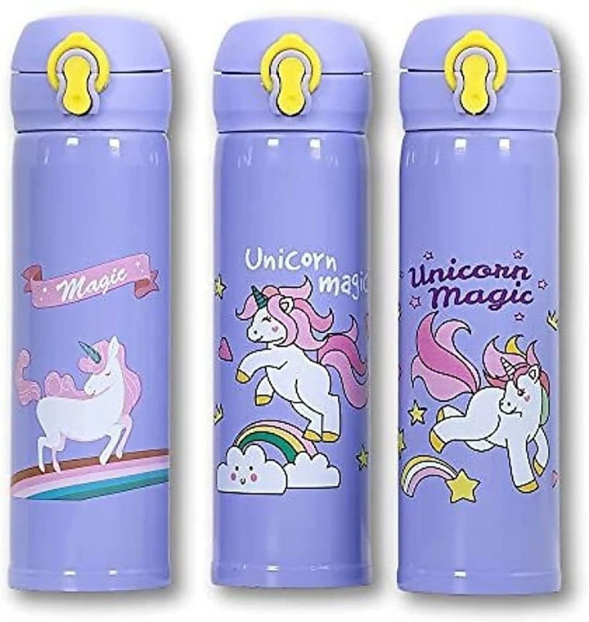 Esmi Cartoon Stainless Steel Cute Cartoon Character Water Flask-Bottle for  Kids-Best Gift for Kids