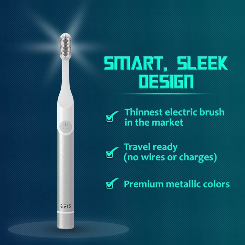 Oris Electric Sonic Toothbrush with Dual Mode Slim Design and